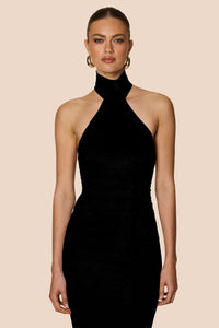 Crush Halter Gown