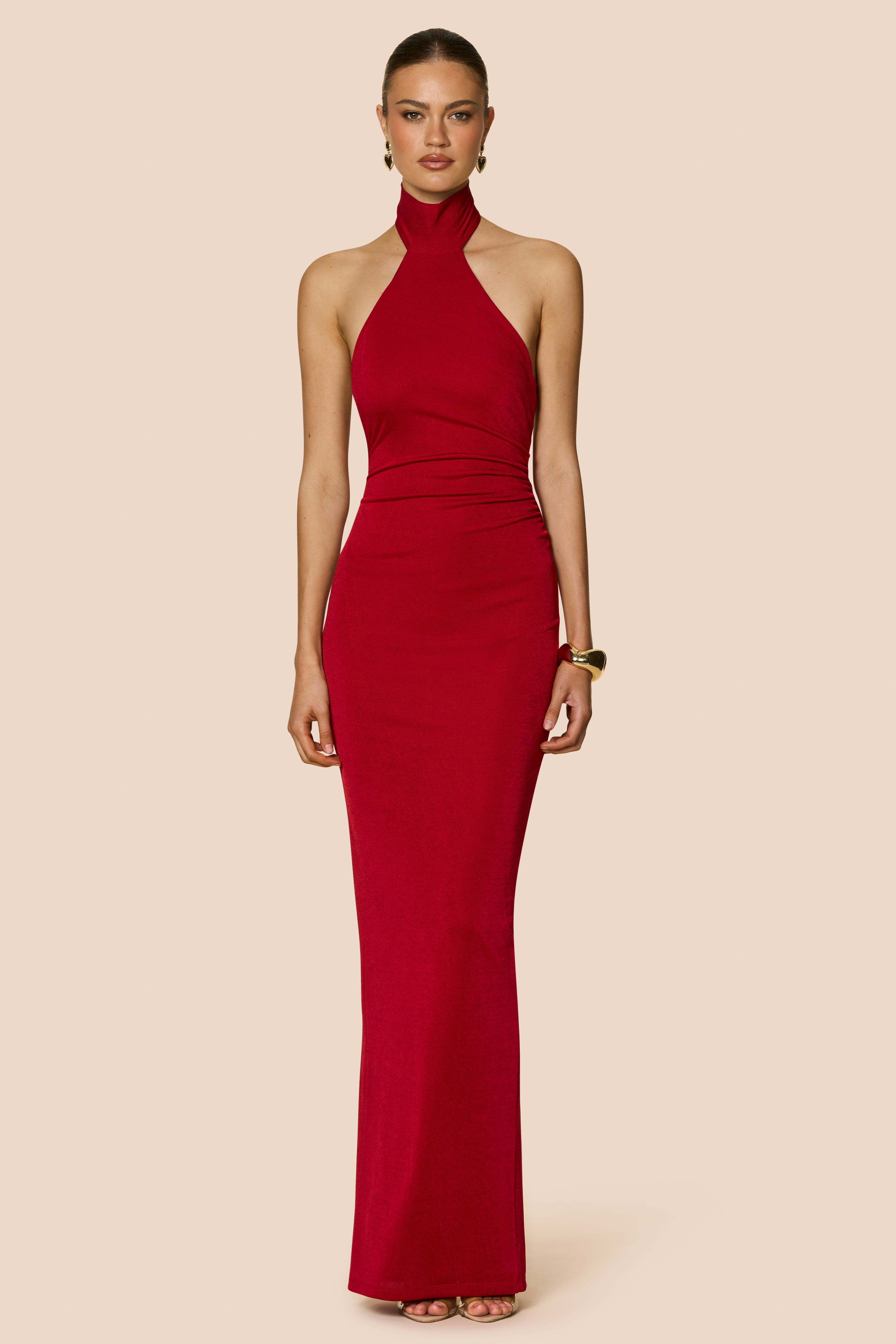 Crush Halter Gown
