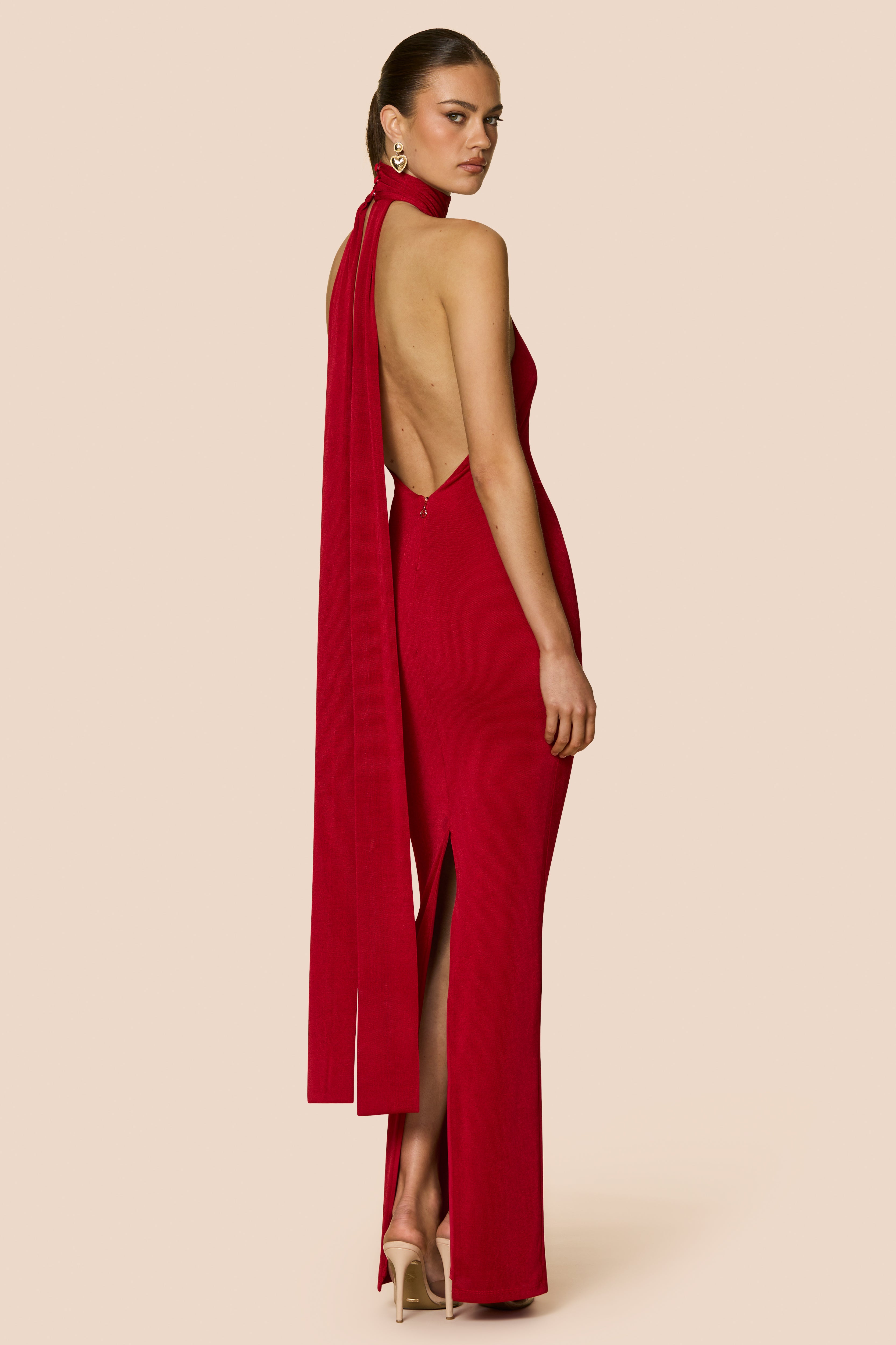 Crush Halter Gown