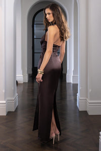 Calypso Halter Gown