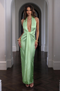 Calypso Halter Gown