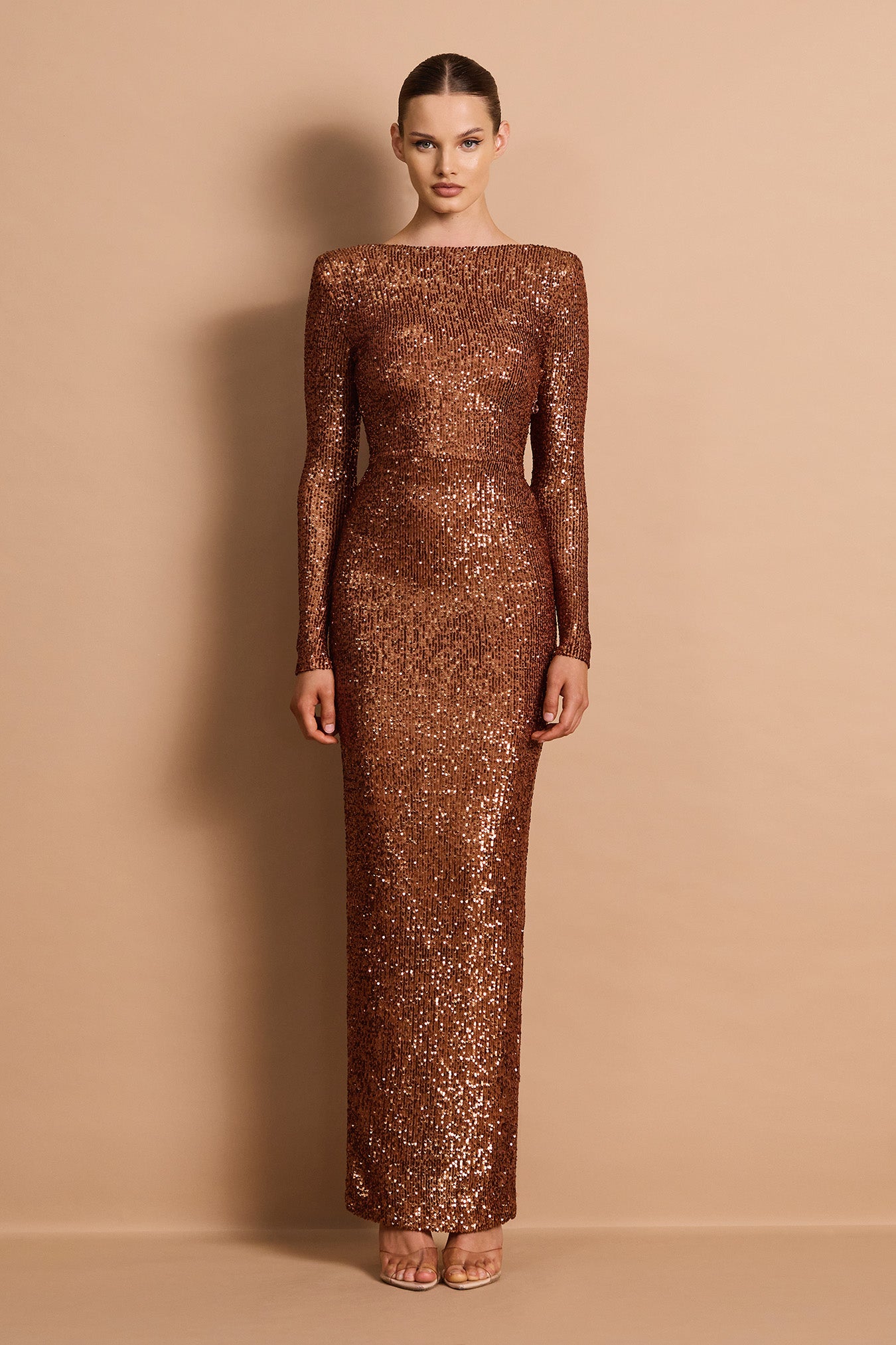HALO-2-WAY-SEQUIN-GOWN_TOFFEE_1_1