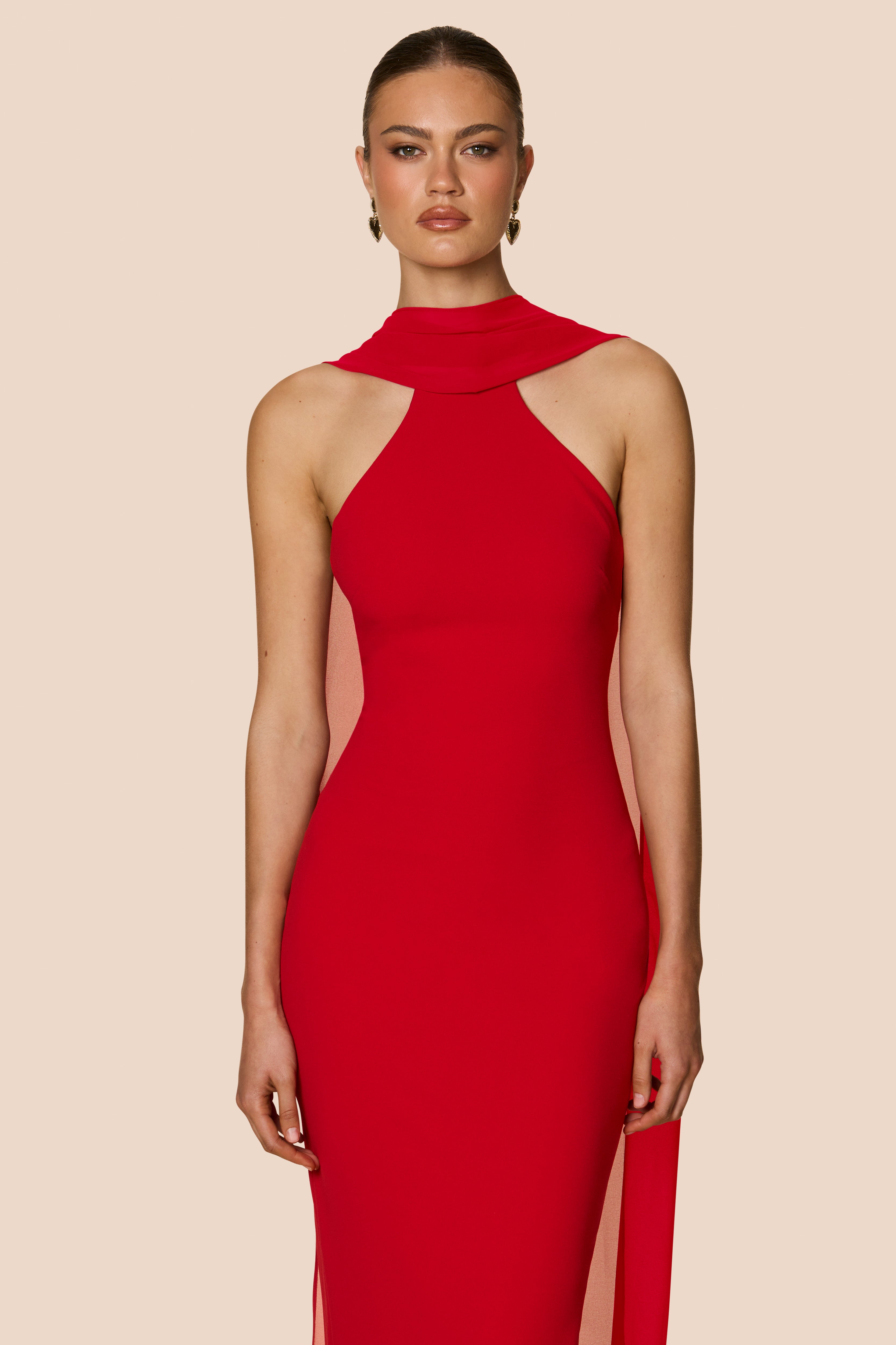 Martini High Neck Gown