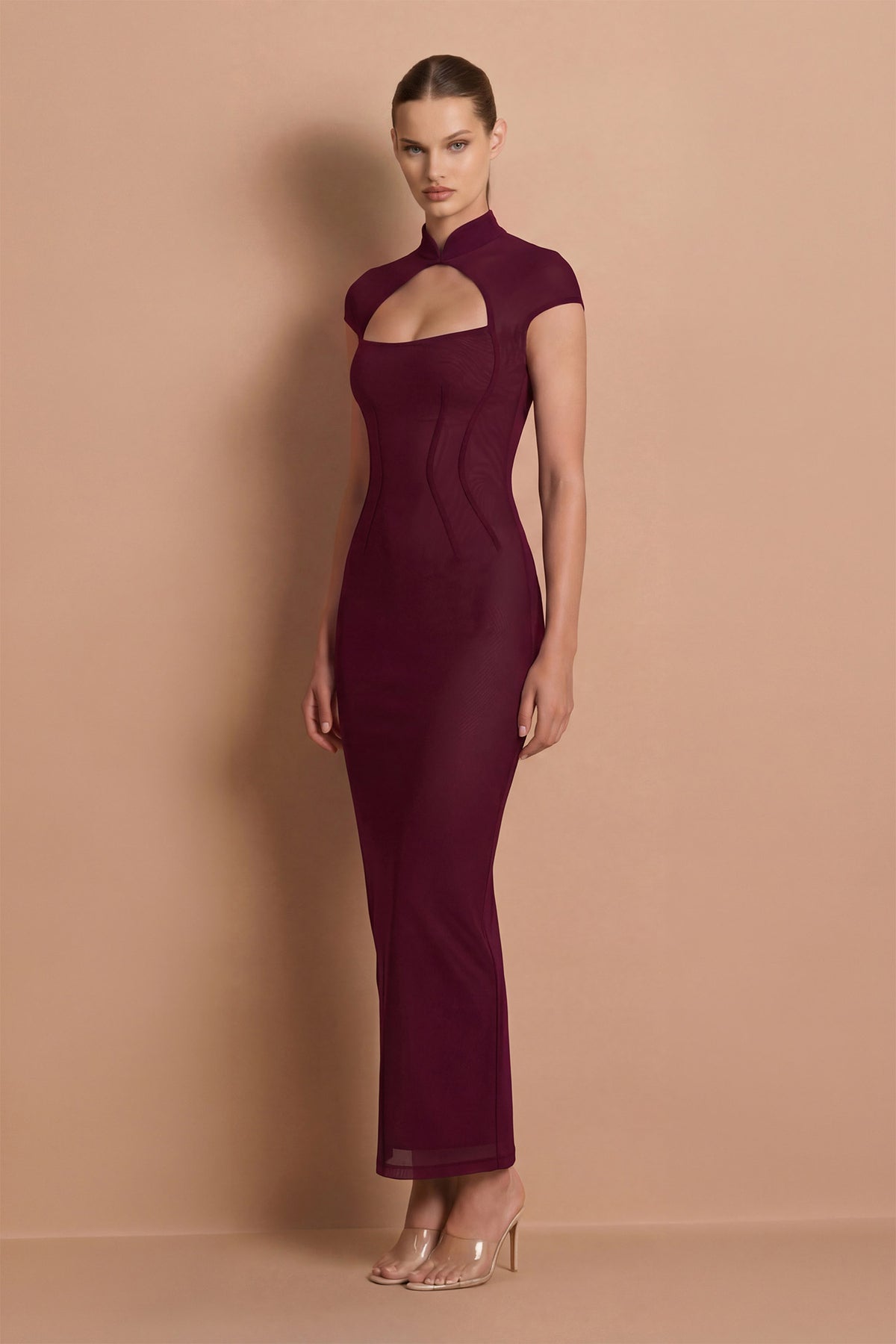 TATUM-CAP-SLEEVE-MIDI-WINE-2
