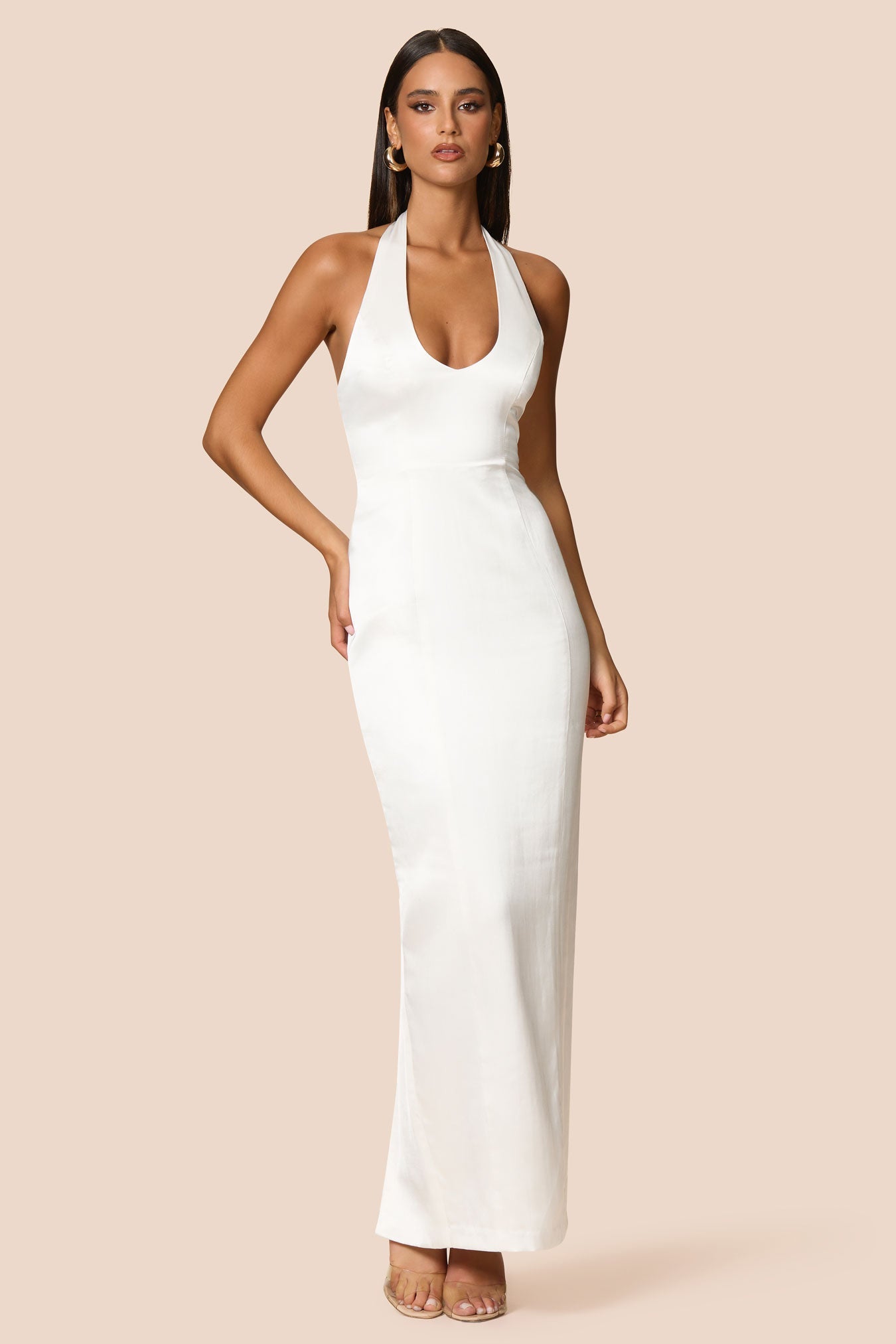 Sabine Satin Maxi - Nookie