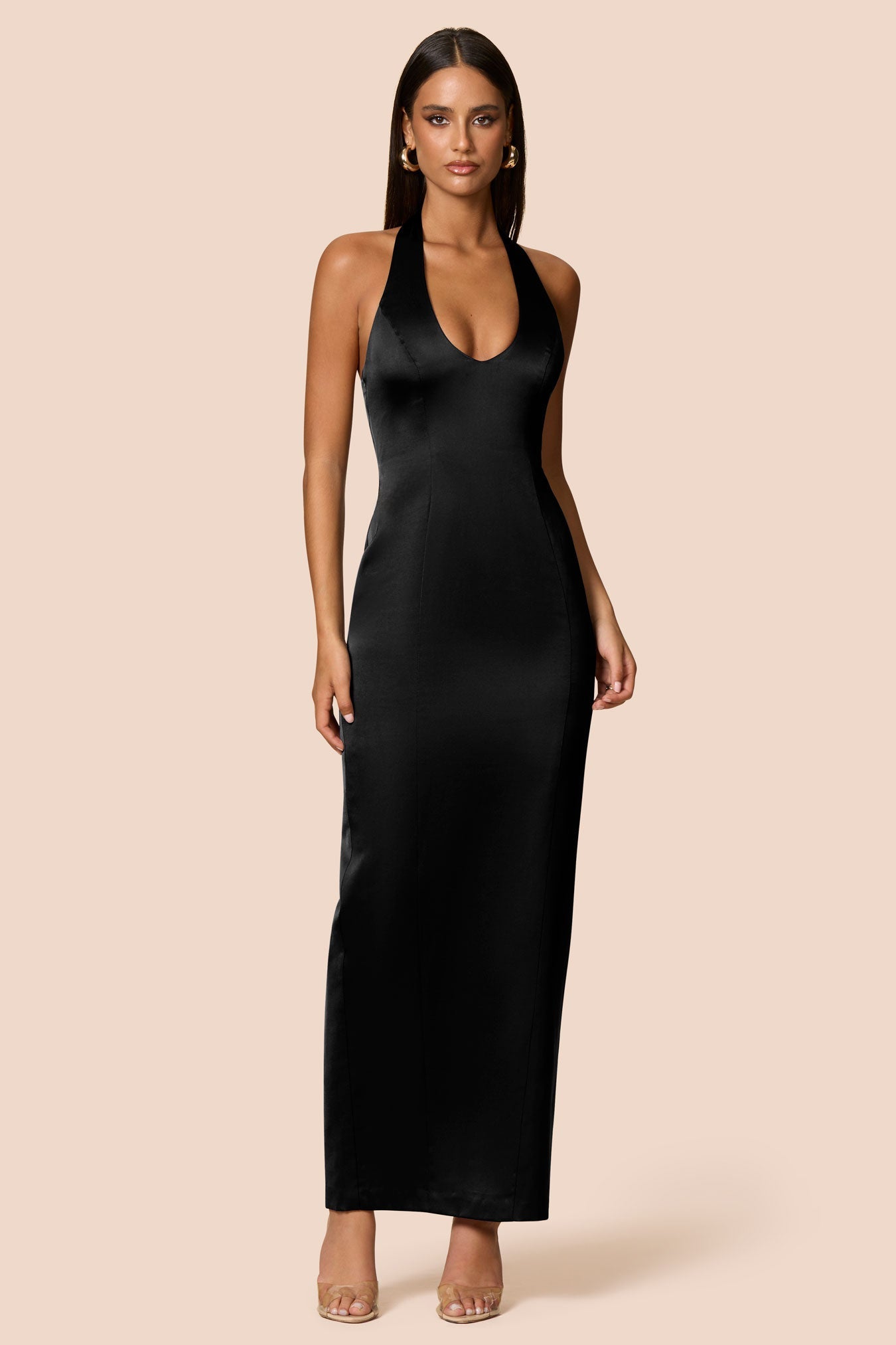Sabine Satin Maxi - Nookie