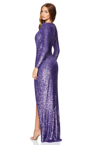 Sensation Plunge LS Gown - Nookie
