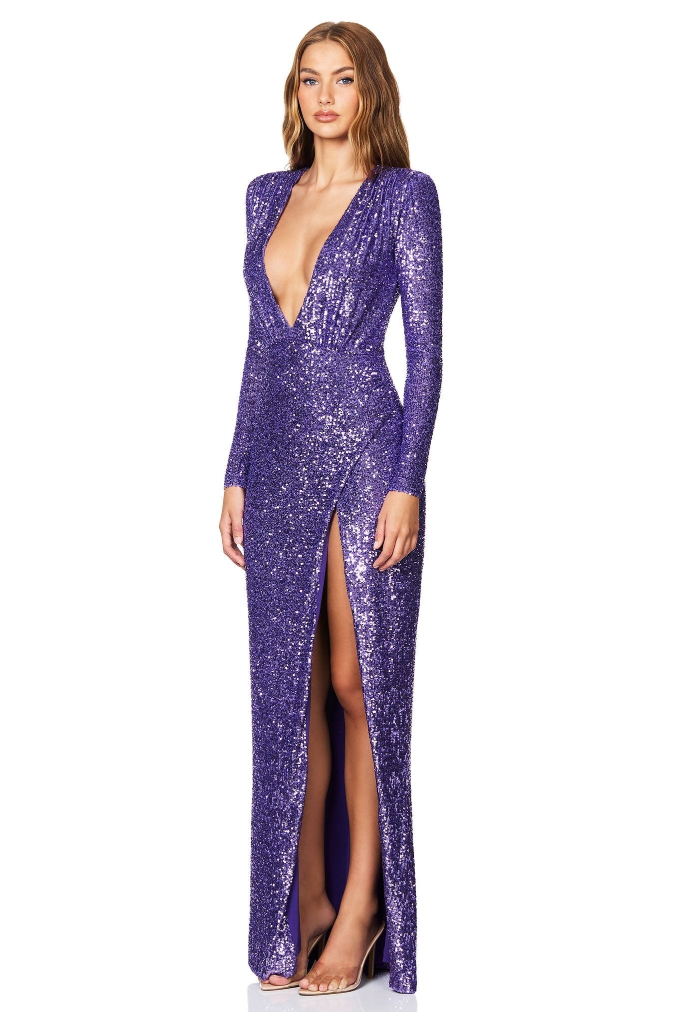 Sensation Plunge LS Gown - Nookie