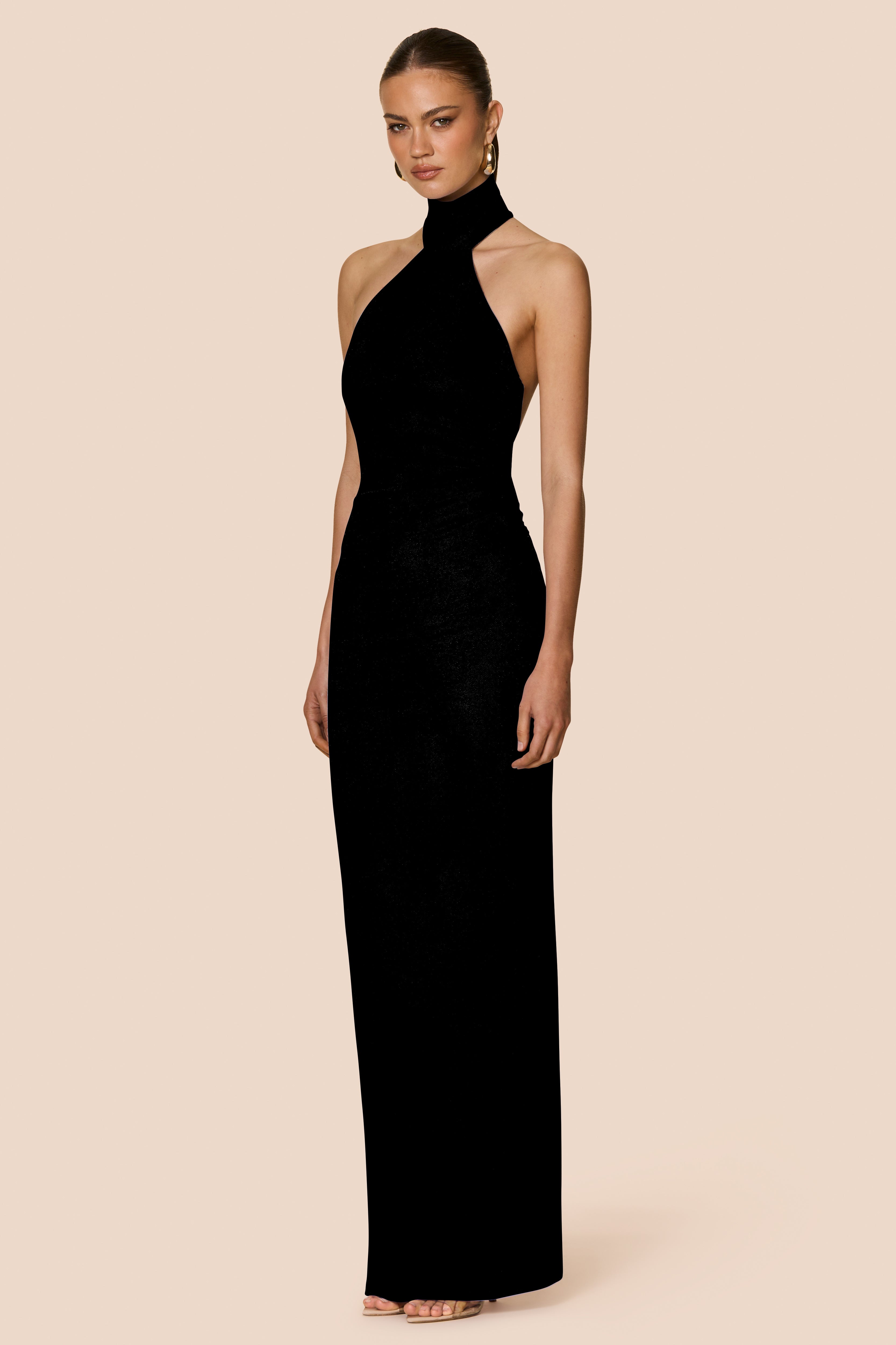Crush Halter Gown