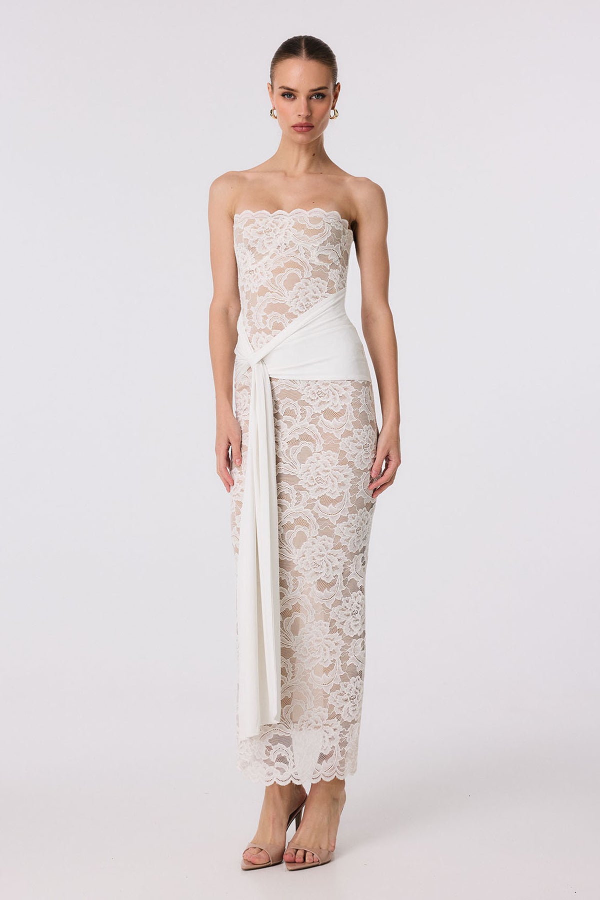Ever After Strapless Midi