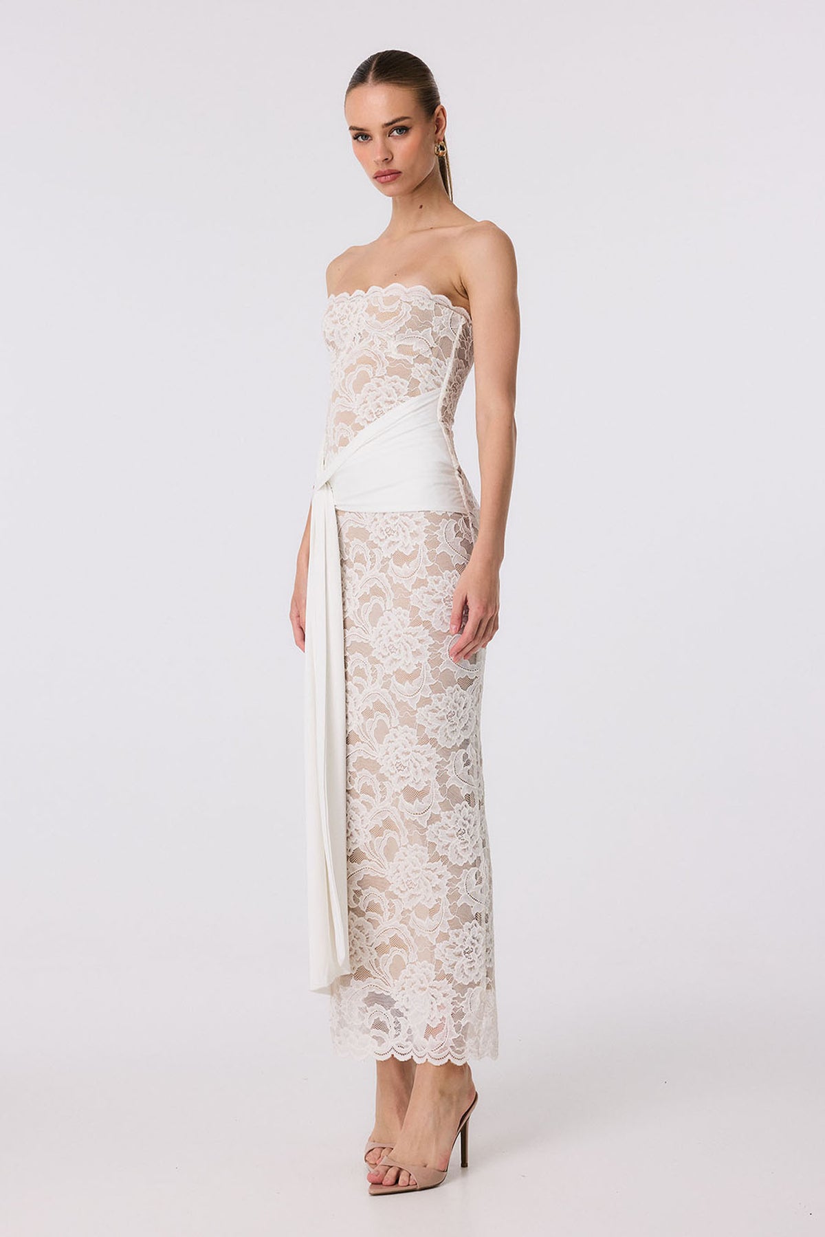 Ever After Strapless Midi