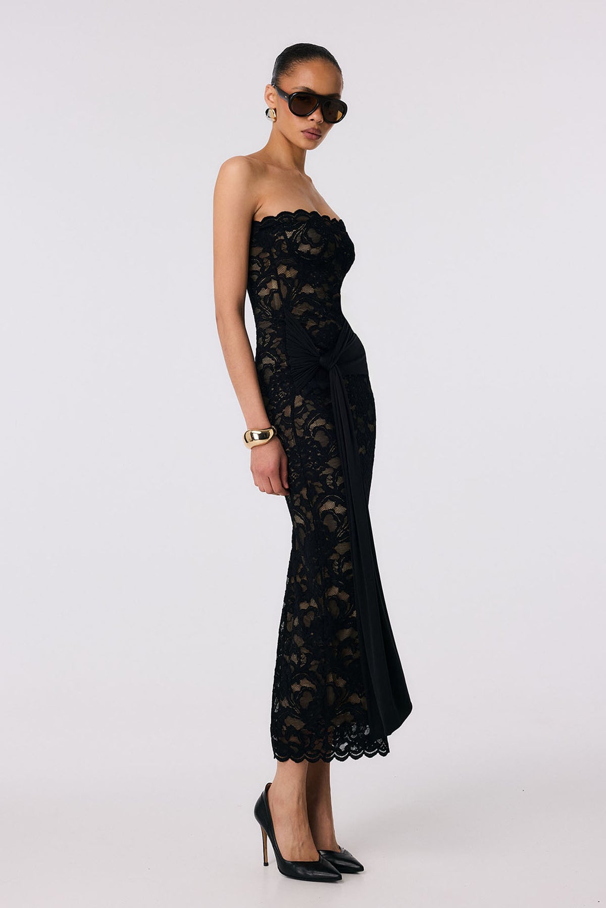 Ever After Strapless Midi