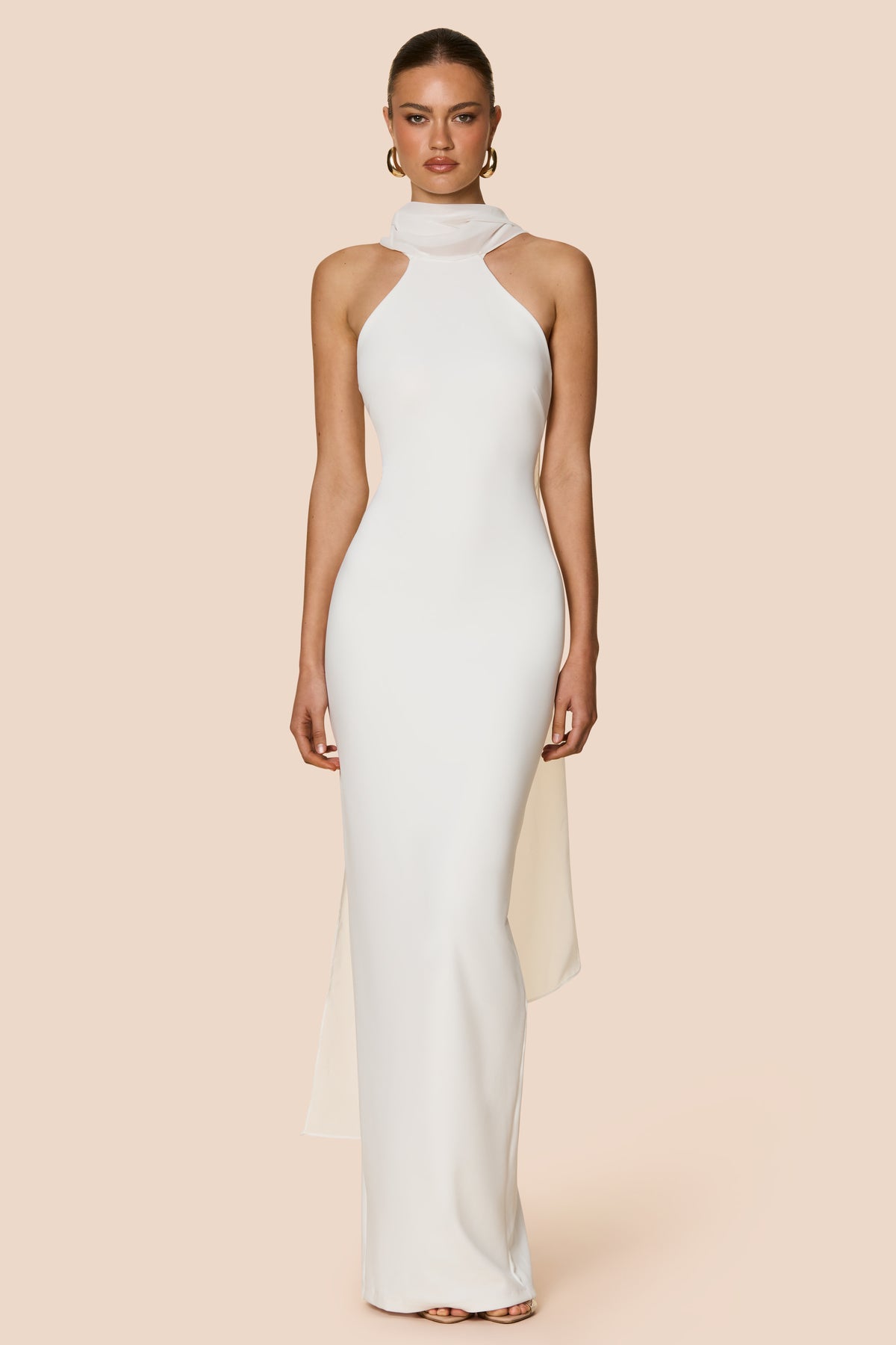 Martini High Neck Gown