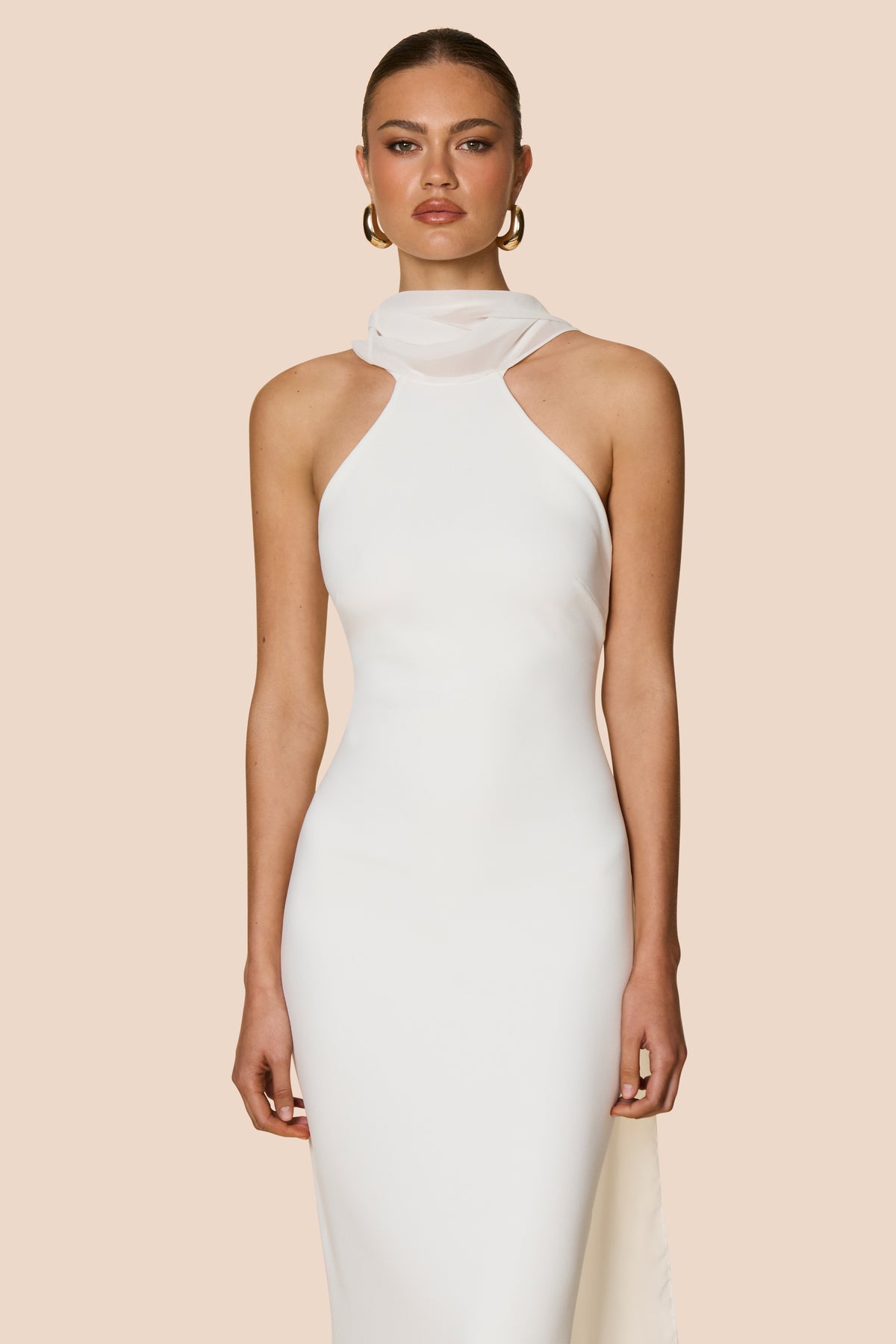Martini High Neck Gown