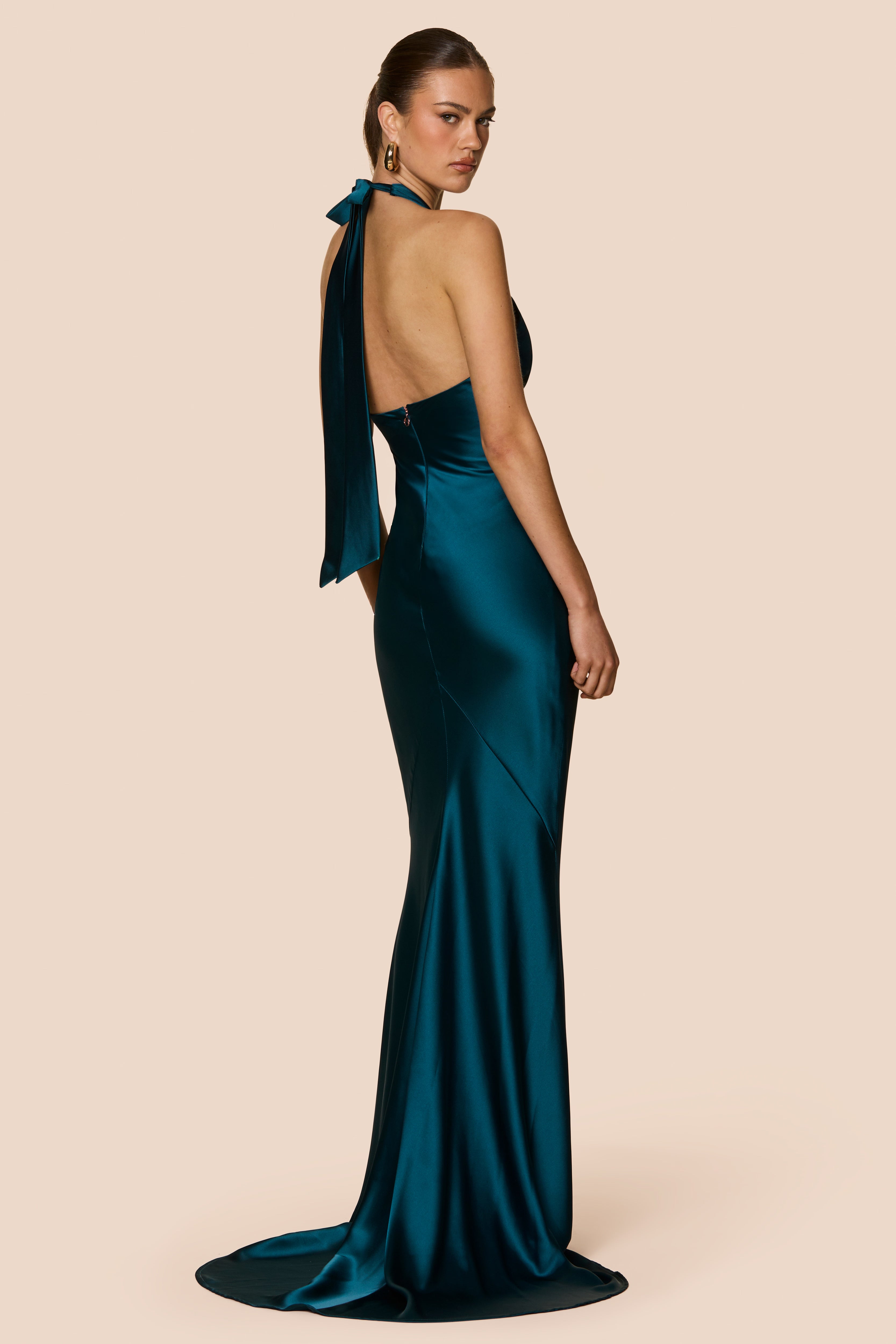 Scarlet Plunge Gown