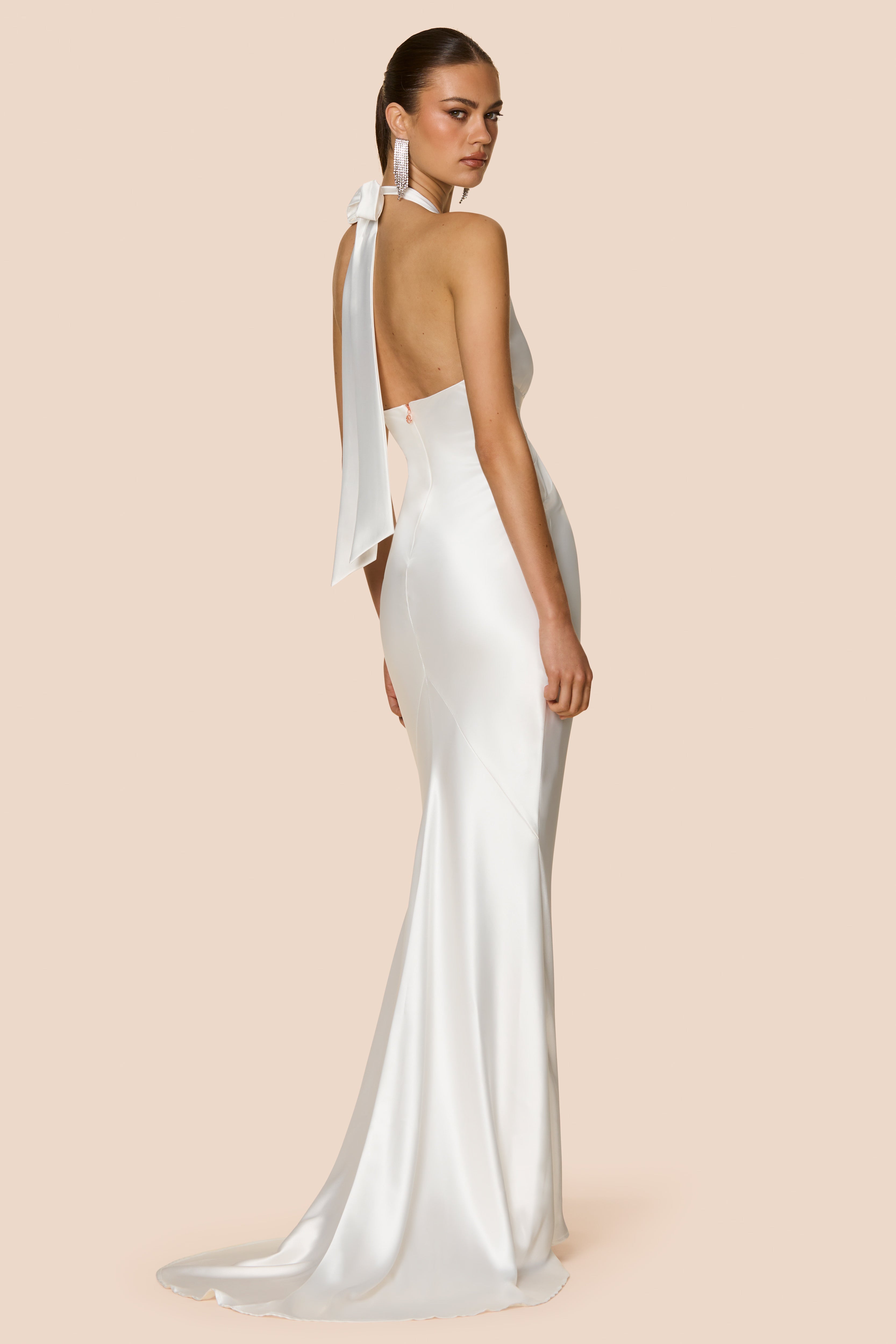 Scarlet Plunge Gown