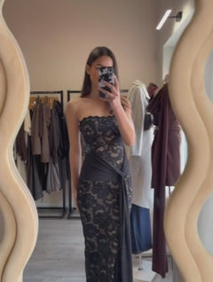 Ever After Strapless Midi
